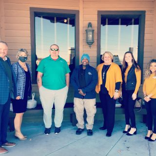 Team member appreciation extended over into this week a bit, as today was @copperfieldapartmenthomes ‘ turn to enjoy their team lunch at Hickory Falls, thanks to U-Trust Restoration! (We missed you, Glen!) #teamappreciation #High5Life