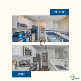 It's Throwback Thursday and today we are showing off Southpoint Crossings #glowup with a before and after photo of their newly renovated kitchen.  Southpoint Crossings is located in beautiful Durham, NC. and offers one, two and three bedroom spacious apartment homes. 
🏠
 #propertymanagement #multifamily #weloveourresidents #apartmentdecor #apartmentsforrent #forrent #durhamnc #glowup #throwback #throwbackthursday #kitchen #kitchengoals #kitchenremodel #kitchencabinets #ThursdayVibes #thursdaymotivation #thursdaynightfootball